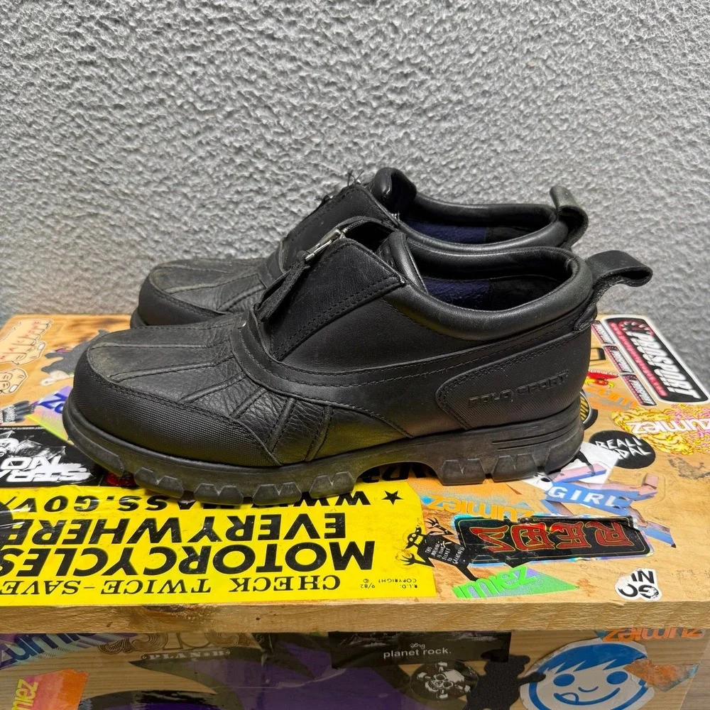 Polo Ralph Lauren Polo Sport Kewzip II Triple Black Boots